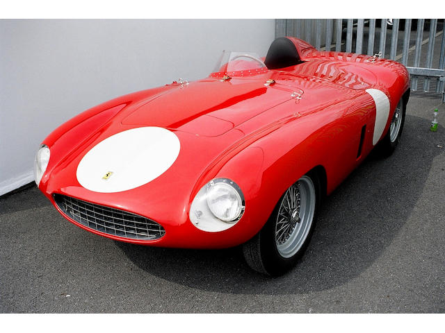 The Ex-works/Sergio Sighinolfi/Jacques Jonneret/Peter Monteverdi,1954-55 Ferrari 750 Monza Spider Corsa Sports-Racing Two-Seater  Chassis no. 0486M Engine no. 0486M