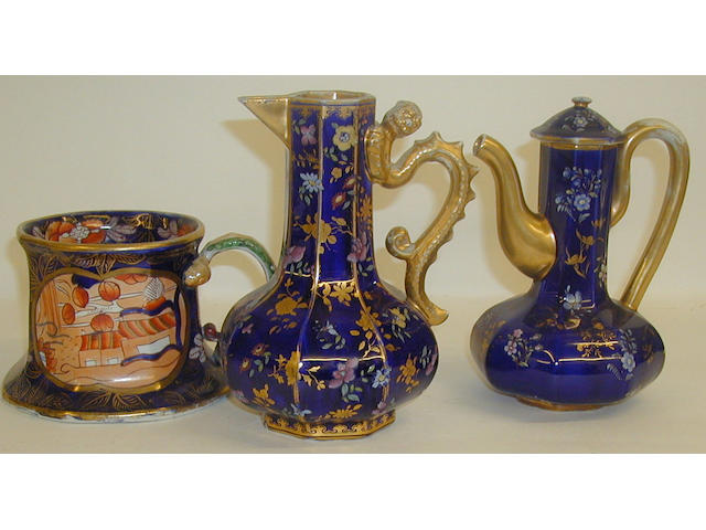 A Mason's Ironstone ewer and cover,