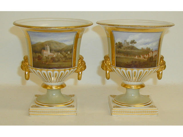 A pair of Chamberlain vases,