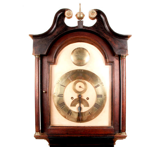 An oak cased longcase clock Robt Martin, Glasgow