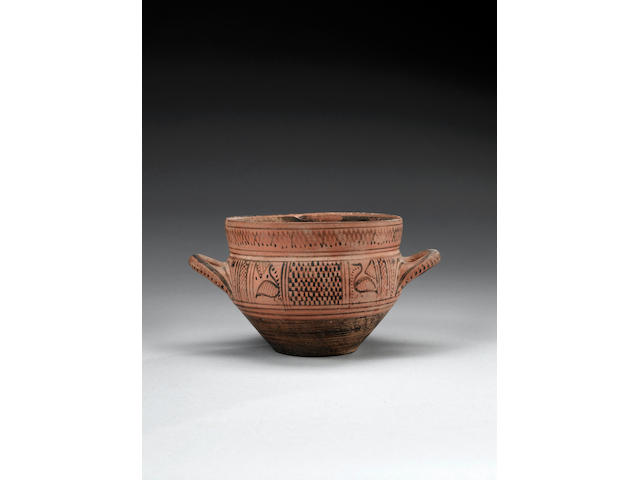 An East Greek pottery skyphos