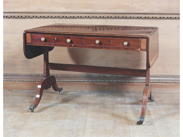 A 19th Century sofa table