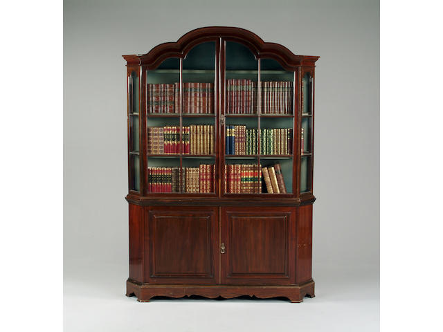 An early 20th Century mahogany glazed display cabinet