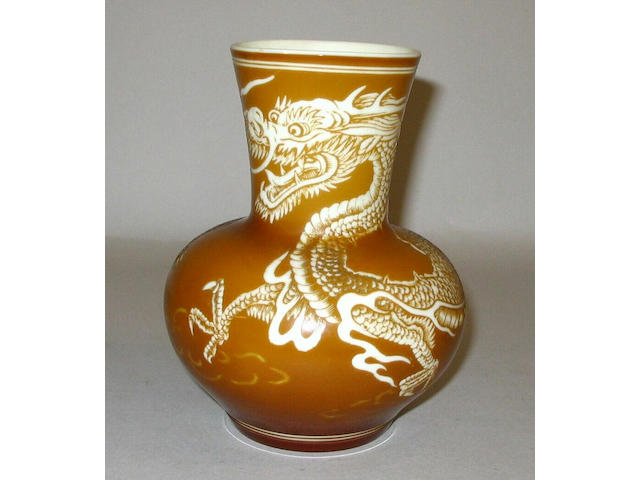 A Stourbridge intaglio cut vase,