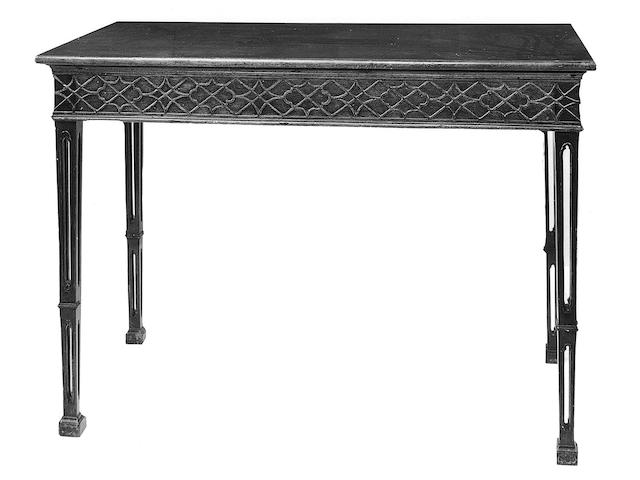 A George III style mahogany side table,
