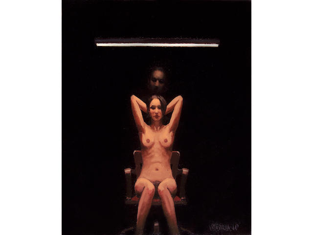 Jack Vettriano OBE (b1851) Study for 'Madam X' 38 x 31cm