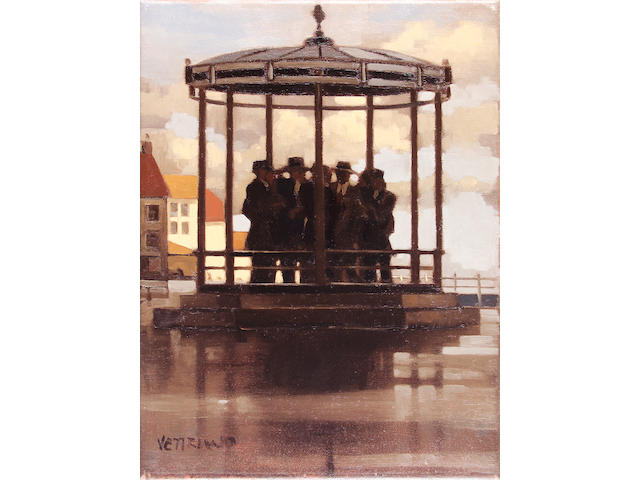 Jack Vettriano OBE (b1951) 'Band of Tossers' 40.5 x 31cm