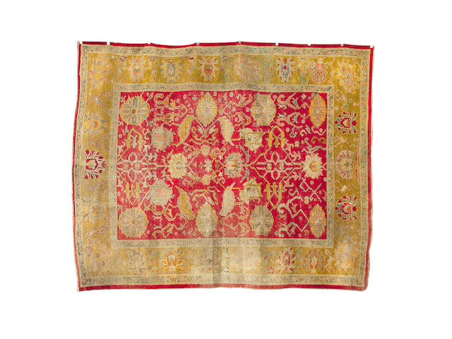 An Ushak carpet West Anatolia, 12 ft 10 in x 10 ft 6 in (391 x 320 cm)