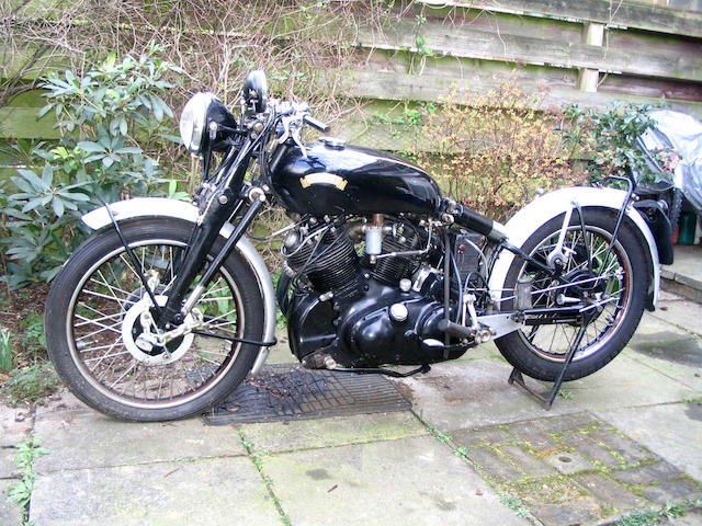 1952 Vincent 998cc Black Shadow  Frame no. RC/10660B Engine no. F10AB/1B/8760