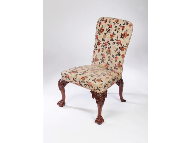 An George II walnut side chair,circa 1740