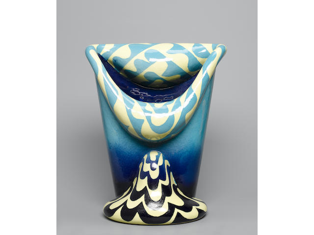 Mutsuo Yanagihara an 'open mouth' Vase Height 14 3/4in. (37.5cm)