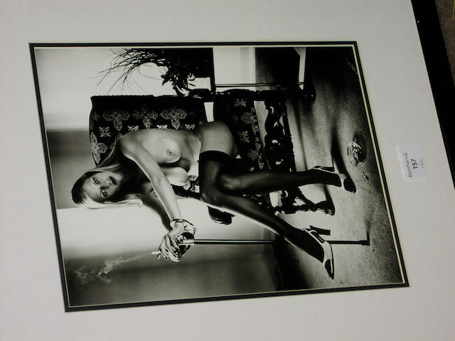 Helmut Newton, "Cyberwoman 7", silver print - date 2000, edition 111/500, 33 x 25cm.