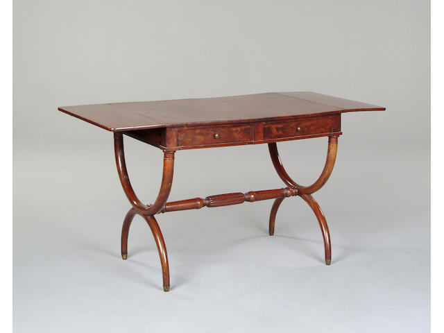 A Charles X mahogany sofa table