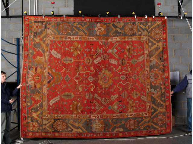 An Ushak carpet West Anatolia, 357cm x 286cm