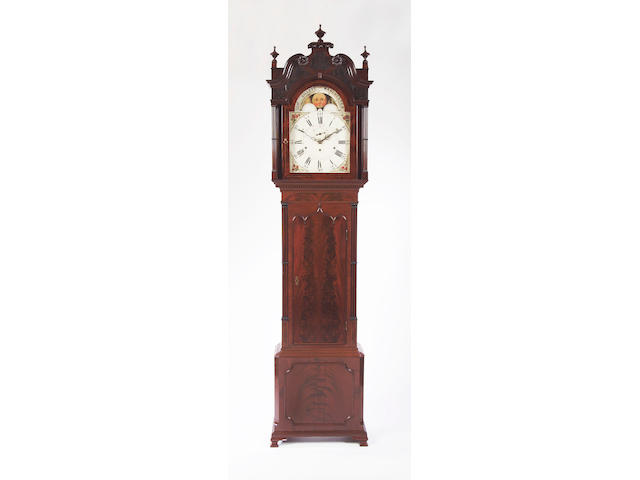 A George III mahogany Longcase Clock,George Gillett, Manchester