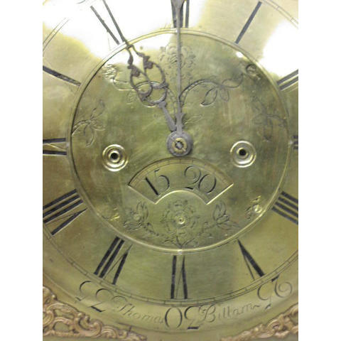 Thomas Billam, A George III oak longcase clock,