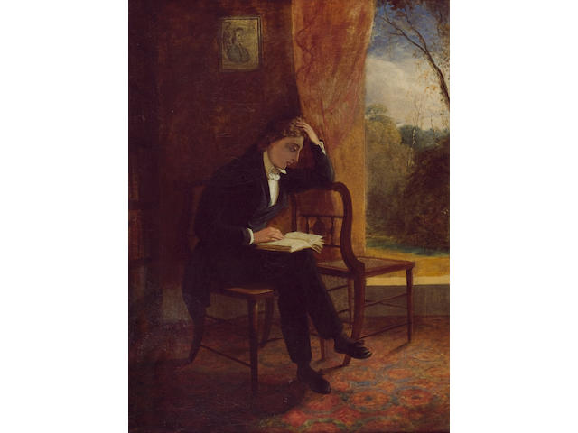 KEATS, JOHN (1795-1821, poet) PORTRAIT BY JOSEPH SEVERN (1793-1879),