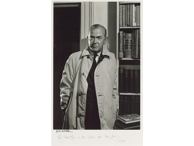 GREENE, GRAHAM (1904-1991, novelist, O.M.) PORTRAIT BY YOUSUF KARSH (1908-2002),