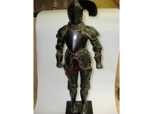 A model armour in the late 16th Century style