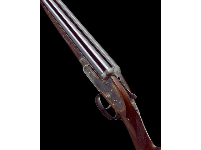 A fine lightweight 12-bore self-opening sidelock ejector gun by J. Purdey, no. 25651 In its leather lightweight case