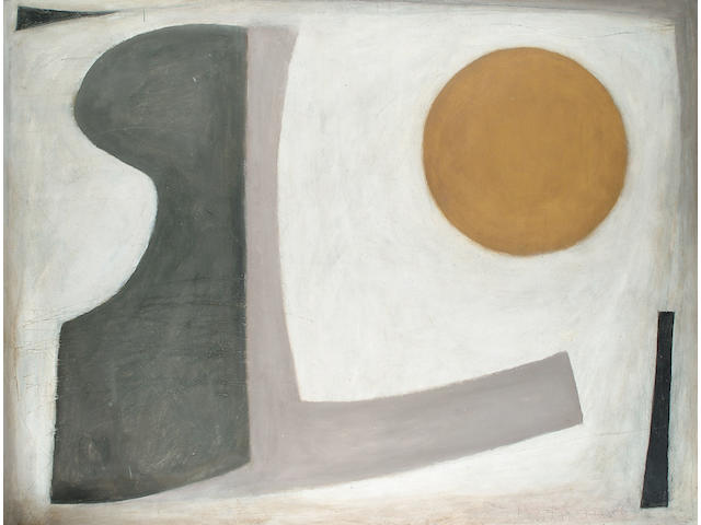 Roy Turner Durrant (British, 1925-1998) 'Inscape (Orison)' 117 x 153cm (46 x 60in)