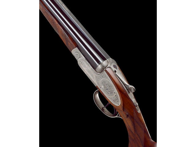 A fine 8x57(JRS)mm double-barrelled sidelock ejector rifle by L. Tilman, no. 150496