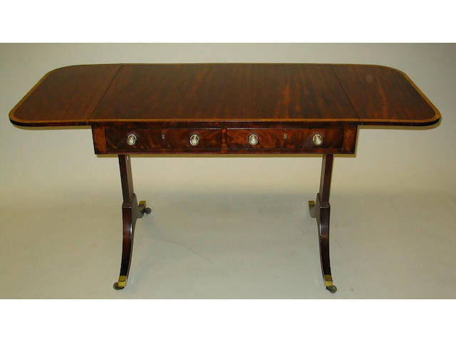A George III mahogany sofa table