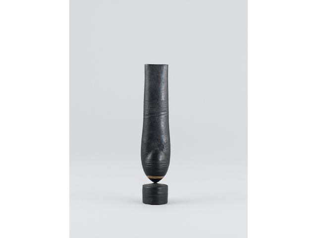 Hans Coper a 'Cycladic Tube' Form, circa 1976 Height 8 1/8in. (20.6cm)