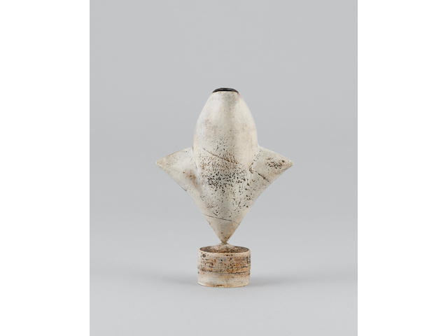 Hans Coper a 'Cycladic Arrow' Form, circa 1974 Height 6 3/4in. (17.2cm)