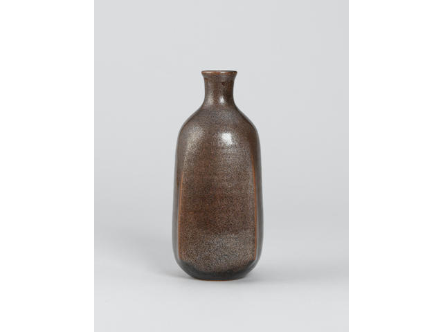 Kiyomizu Rokubei a squared Vase Height 9in. (23cm)