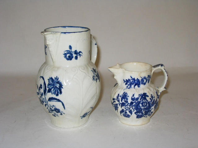 A small Worcester mask jug,