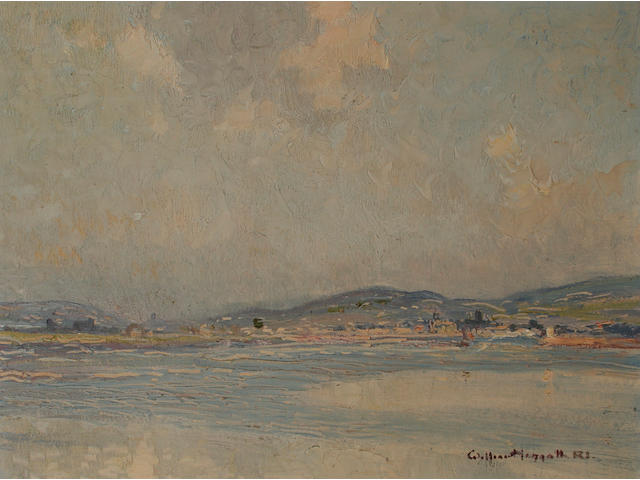 William Hoggatt (1880 - 1961) 'Isle of Man, Langness', 33 x 43cm.