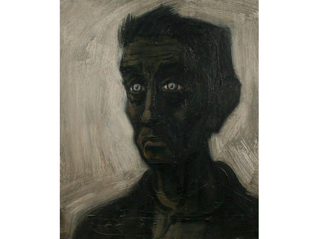 Theodore Major (1908 - 1999) Old man from Wigan, 65 x 54.5cm.