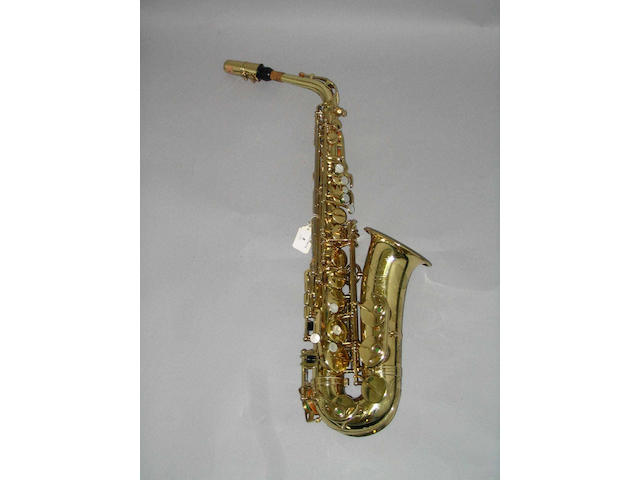 An Eb Alto Saxophone by Henri Selmer, Paris No. M176047