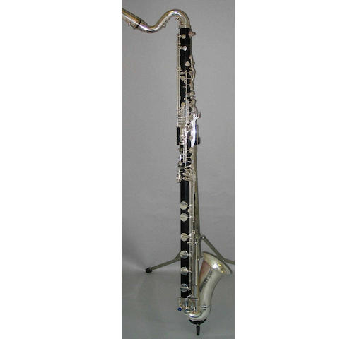 A Bass Clarinet by Selmer, Paris No. E1270
