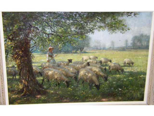 William Kay Blacklock (1872-1922) British Summer shade,
