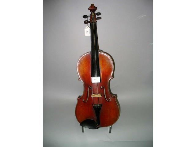 A good Mirecourt Violin ca 1900 attributed to Leon Mougenot