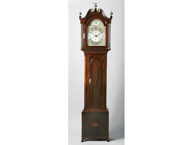 A George III mahogany long case clock,