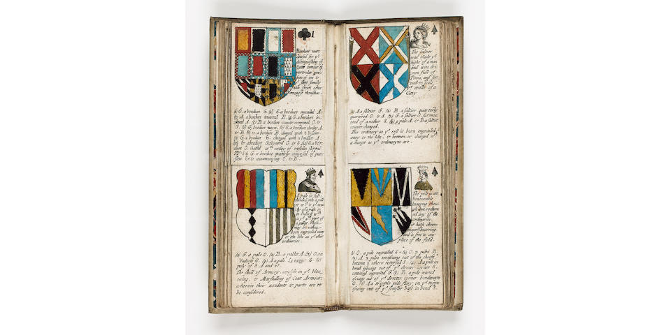 PLAYING CARDS - HERALDRY BLOME (RICHARD) Armorial Cards. Comprising in a Methodicall Method the Whole Body of Heraldry; with rules for the better to attaine to the knowledge therof