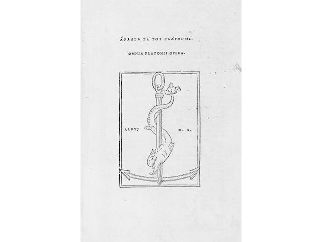 PLATO Omnia opera, 2 parts in one volume
