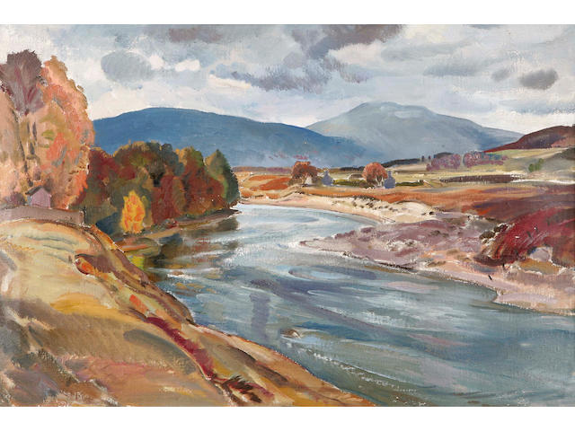 The Dee at Dinnet 49 x 74cm