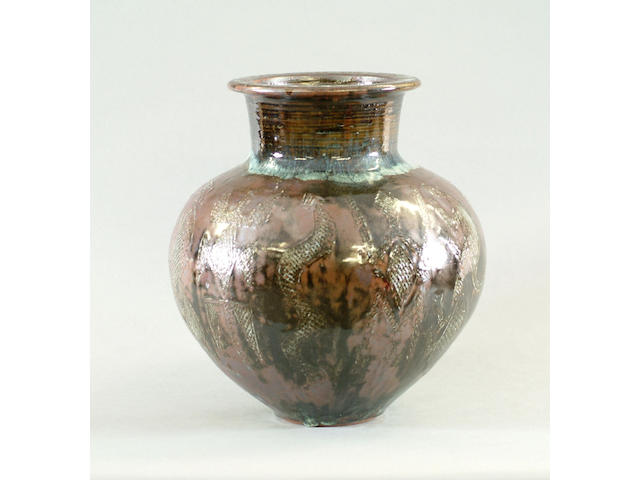Ladi Kwali, manner of a large Water Pot, circa 1970 Height 15 1/2in. (39.4cm)