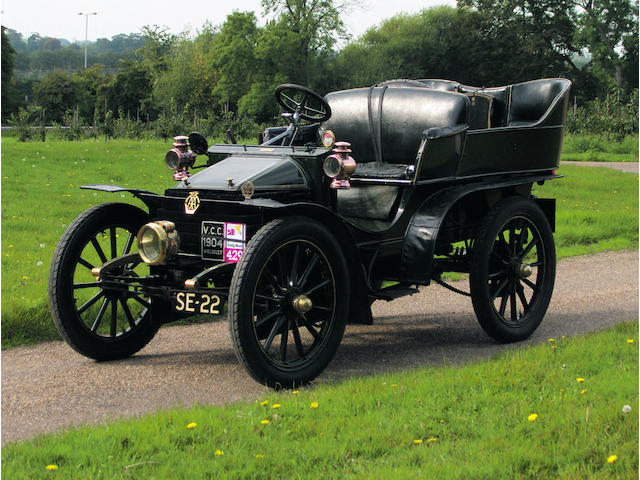 1904 Wolseley 12-hp Rear-Entrance Tonneau  Chassis no. 704 Engine no. 55
