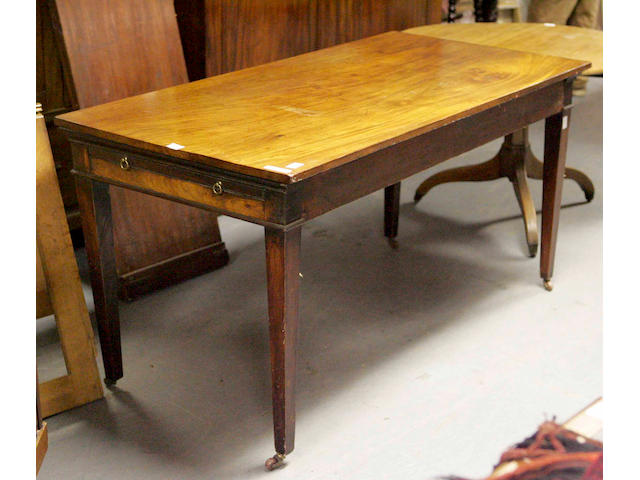 An early 19th Century mahogany serving table,
