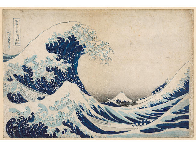 KATSUSHIKA HOKUSAI [1760-1849]; the famous oban yoko-e