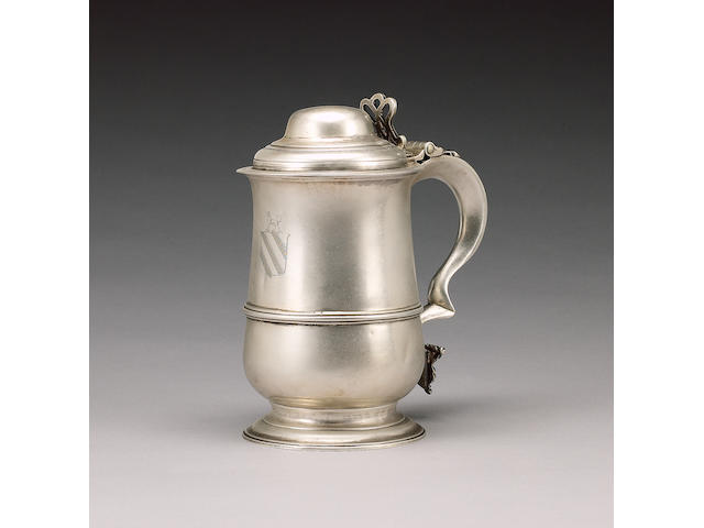 An early George III silver tankard, by John King, London 1768,