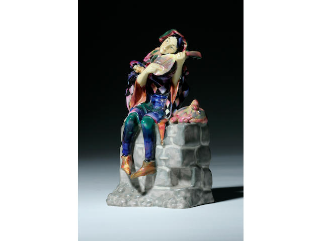 Figurines A Royal Doulton figure Wandering Minstrel