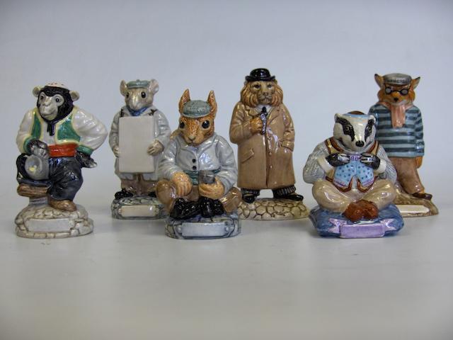 Storybook Six Doulton prototype animal studies, circa 1985