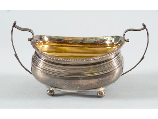 A George III two handled sugar basin Crispin Fuller, 1812,