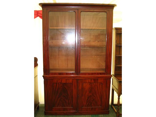 A Victorian mahogany tall bookcase
